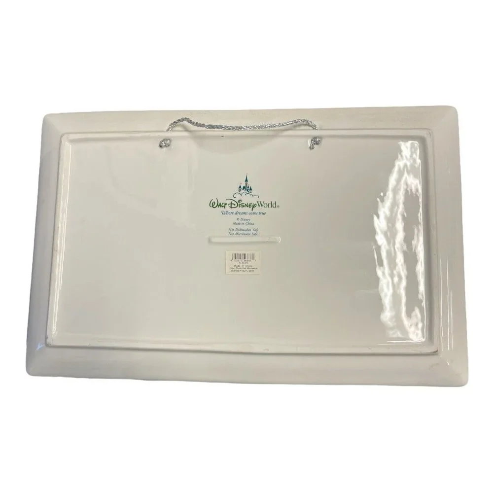 WALT DISNEY WORLD Where Dreams Come True Cinderella Castle Hanging Wall Platter - Picture 2 of 4